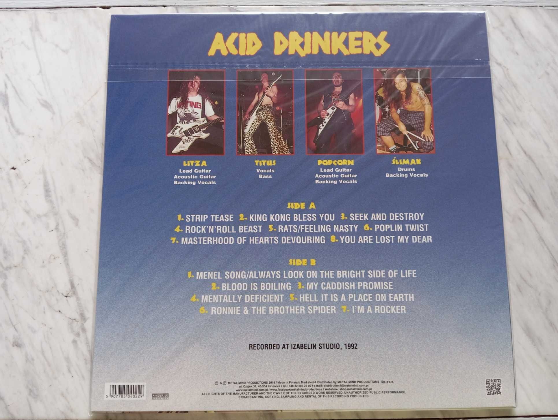 Acid Drinkers Strip Tease LP Winyl nowy w folii