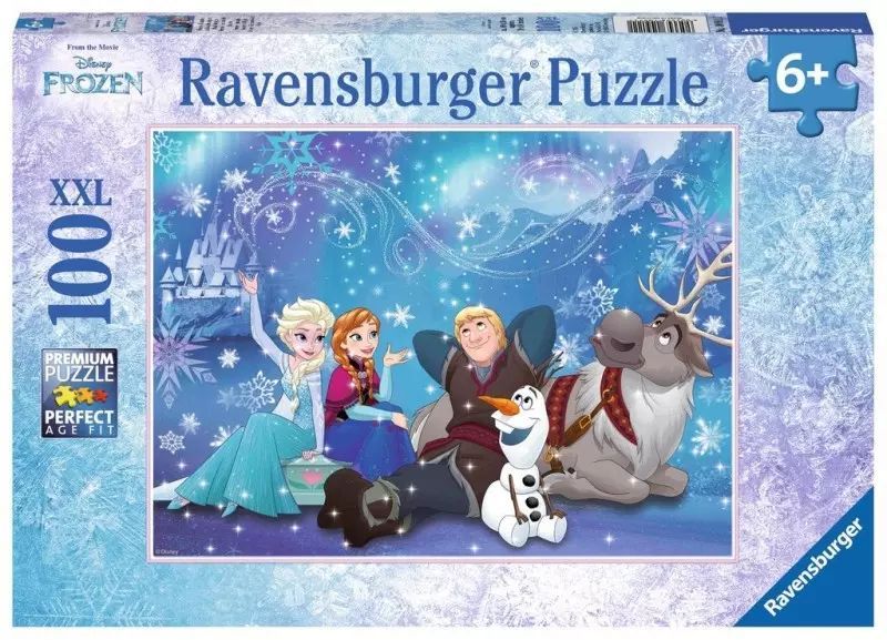 Puzzle 100 elementów. Kraina Lodu. Zauroczenia. Ravensburger