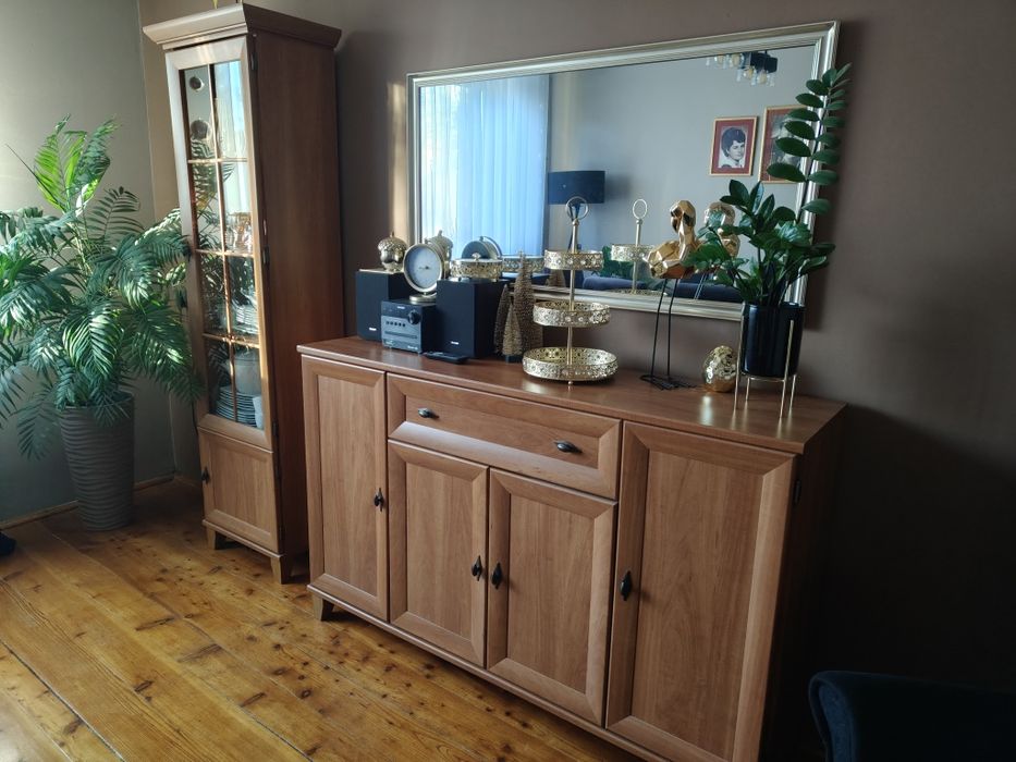 Meble Rejtan komoda+witryna+stół