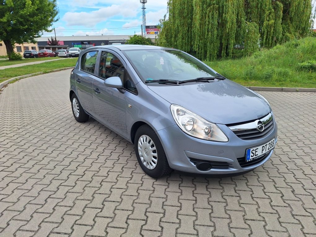 Corsa D 10r, Opłacony,1.2benz, 5D, Klima sprawna, Ks Serw, Gotowy do j