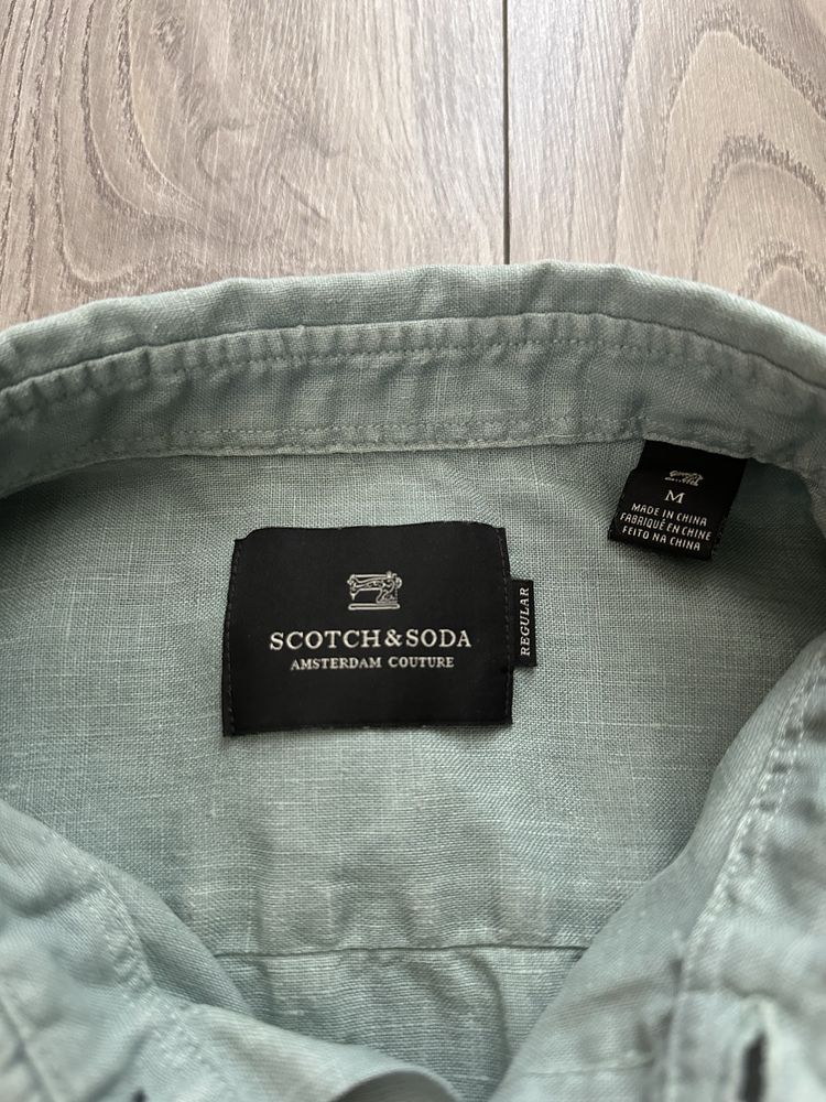 Лляна сорочка Scotch & Soda оригінал