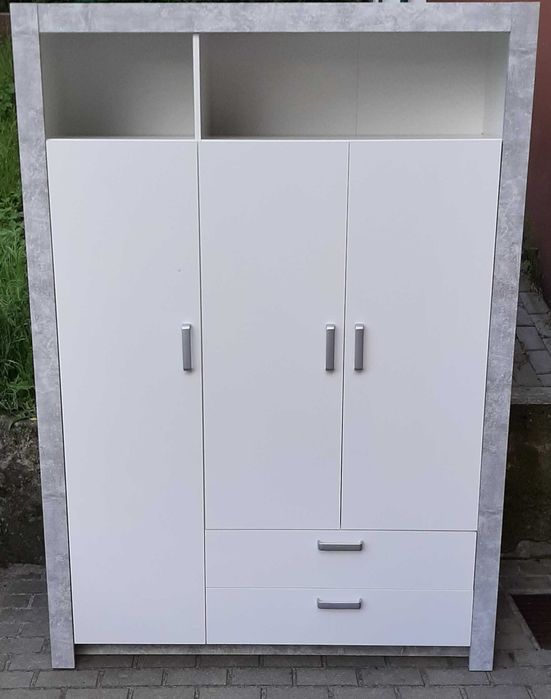 szafa timo 3d2s biel/beton