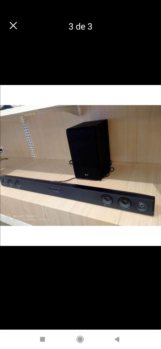 soundbar lg sj3 com Nova