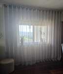 Cortinados onda bege