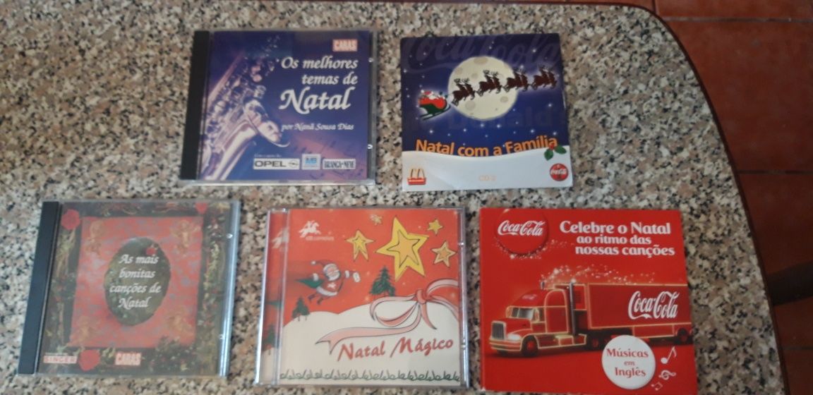 Conjunto de 7 Cds Diversos Musicais de Natal