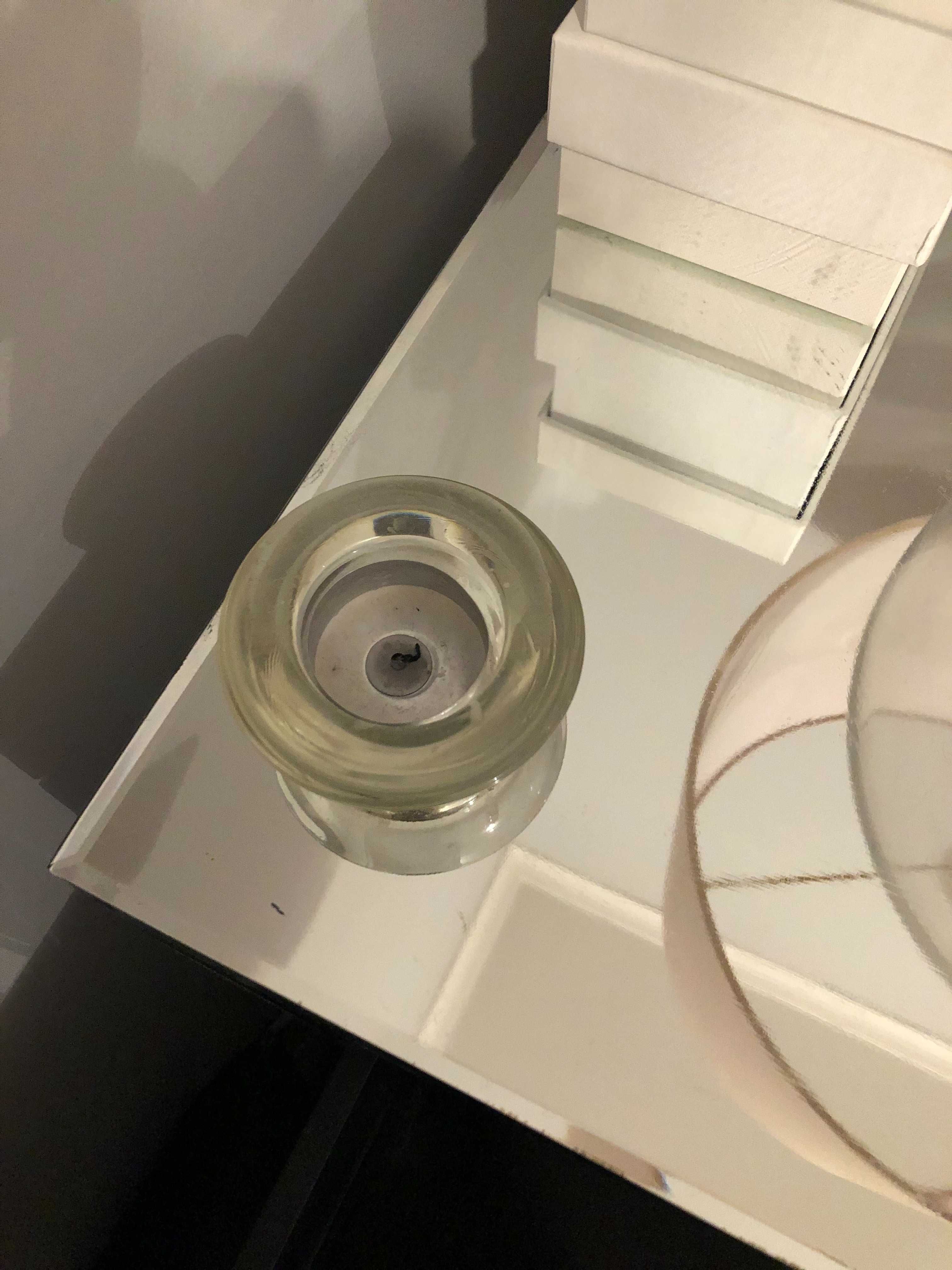 porta velas transparente zara home