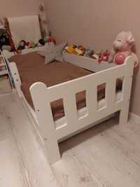 Łóżko dziecięce białe z szufladą 70x160cm