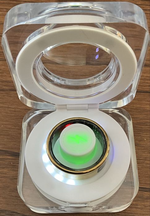 Smart Ring dourado Tamanho 12