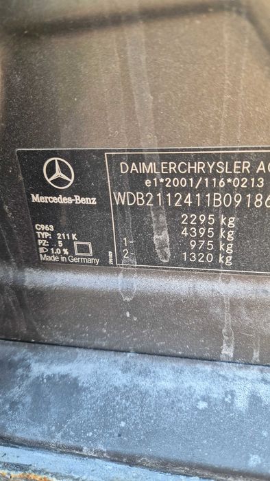 Mercedes w211 lift  kombi 1.8 kompresor 183km c963 c197 c744