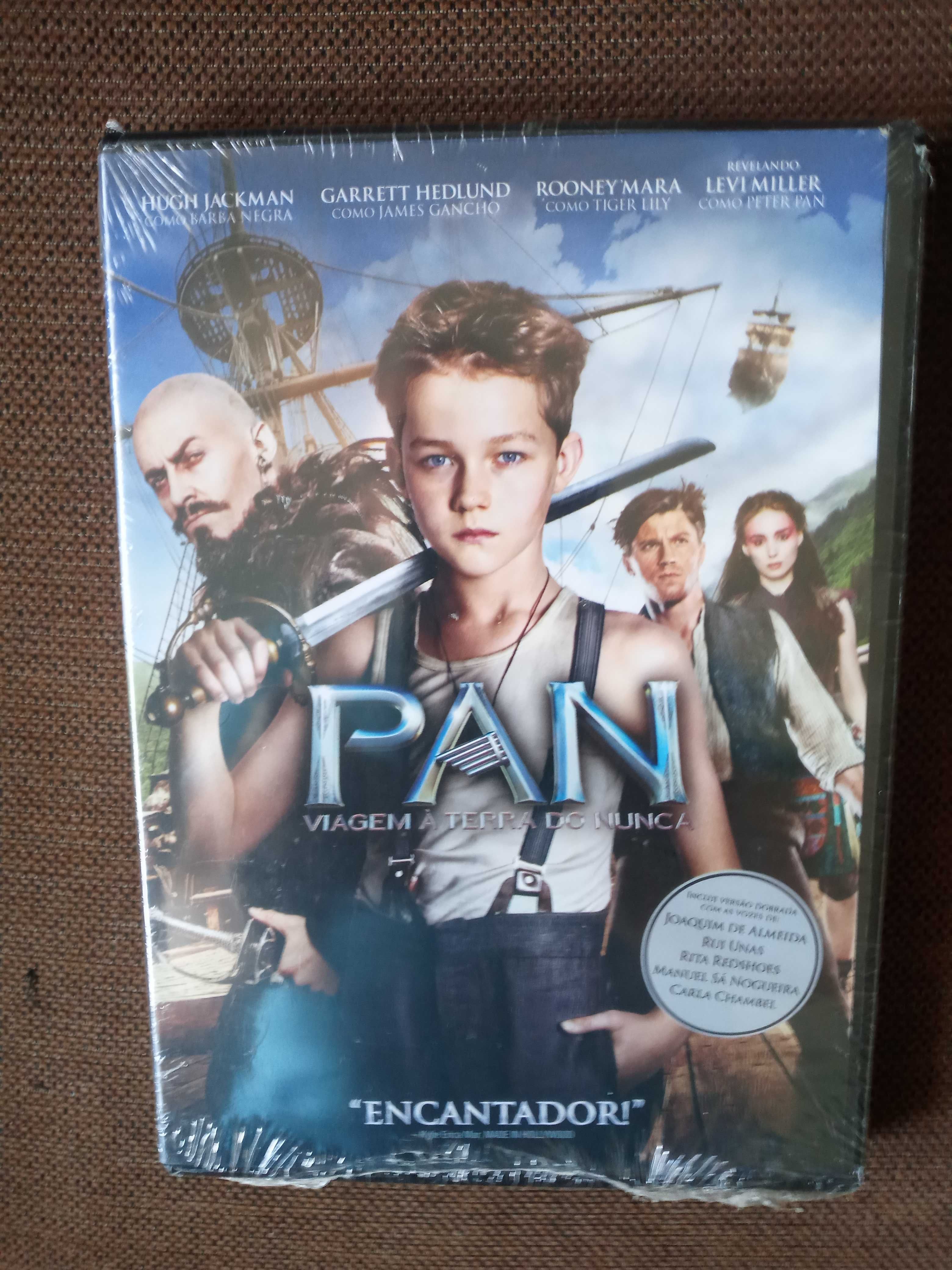 filme dvd original - pan viagem a terra do nunca - novo