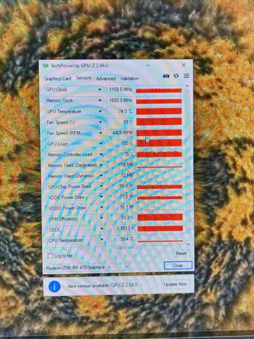 Видеокарта RX 470 MINER 4Gb