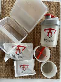 Zestaw fitness bidon Fitmark lunchbox Sistema