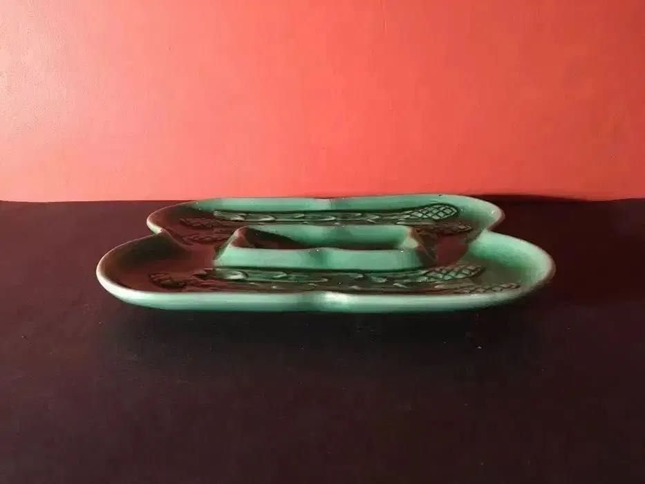 SECLA - travessa antiga para espargos (c/nova) - 25,5 x 19 cm/s