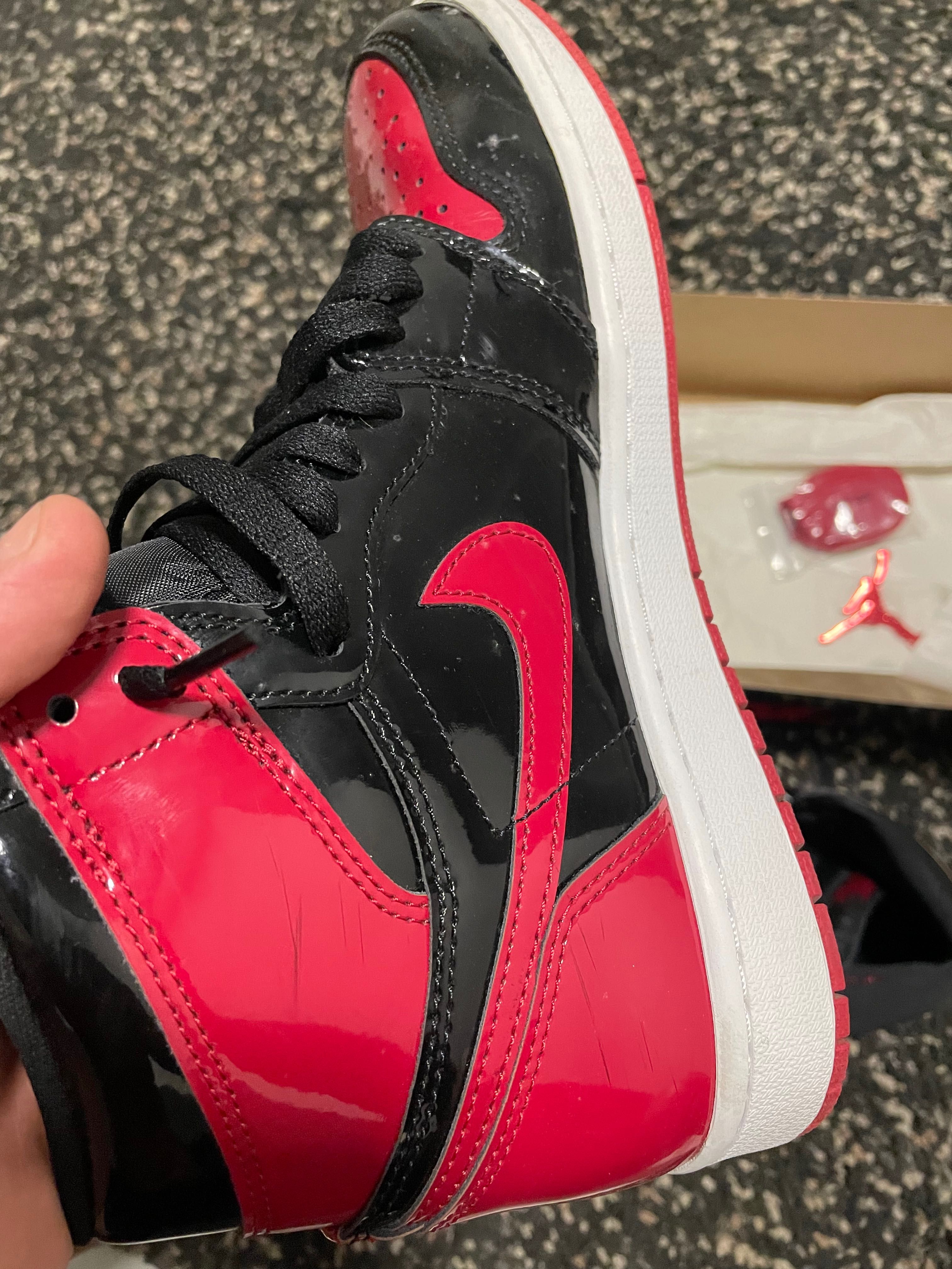 Air Jordan 1 Bred Patent