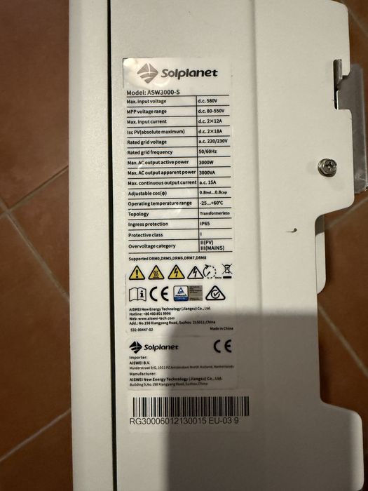 Falownik solplanet asw3000s