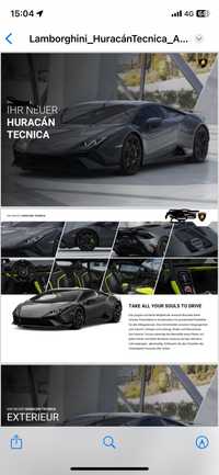 Lamborghini huracan tecnica