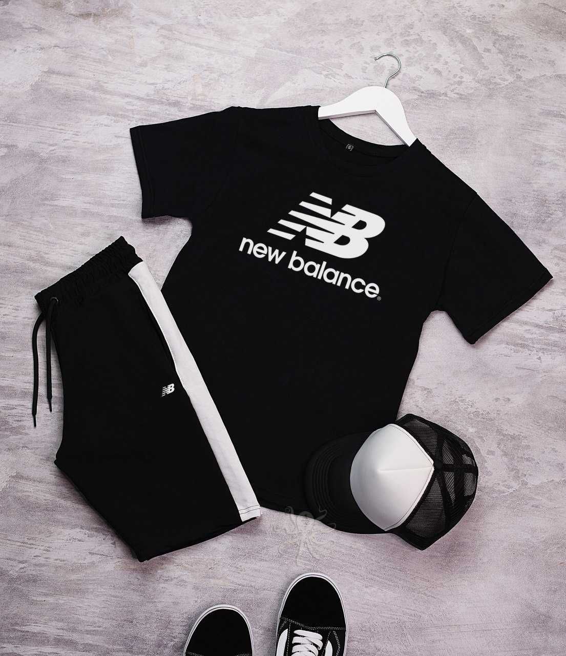 ТОП! Костюм на літо футболка+шорти New Balance спортивний комплект NB