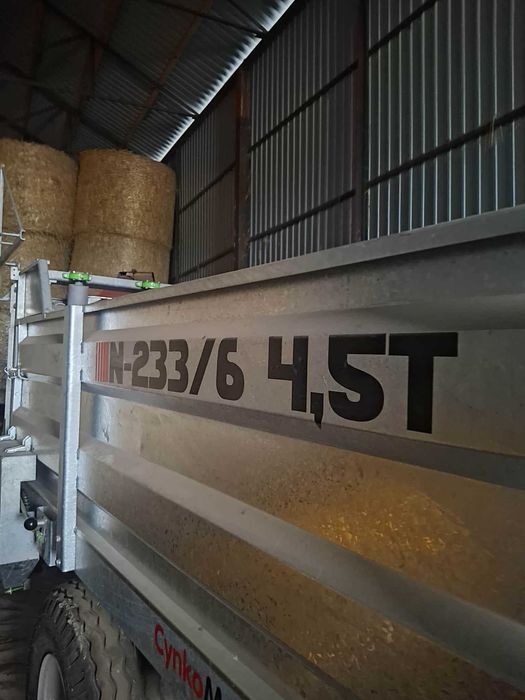 Rozrzutnik obornika 4,5 t Nowy nie używany cynkomet