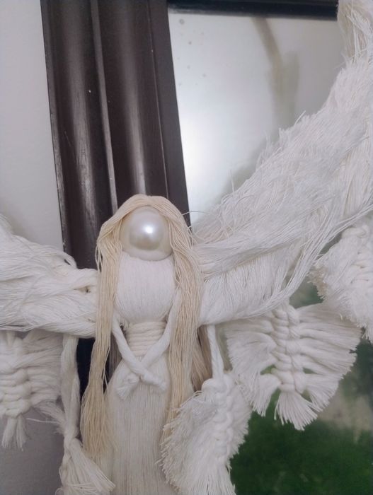 Polecam ręcznie robione Anioły ze sznurka.