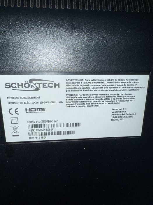 TV Schontech 32 pulgadas