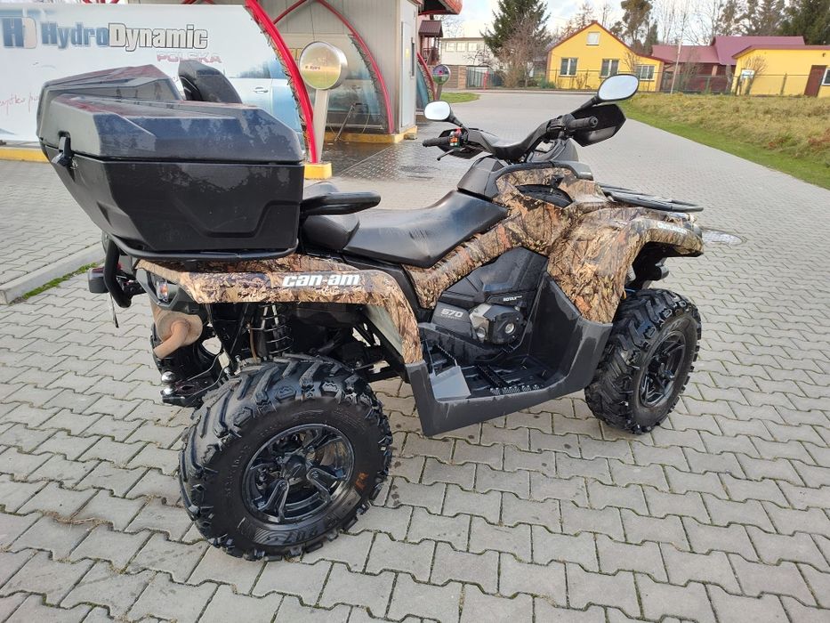 Can-Am Outlander Pro Max L Hunting Edition Mossy Oak hak wciągarka