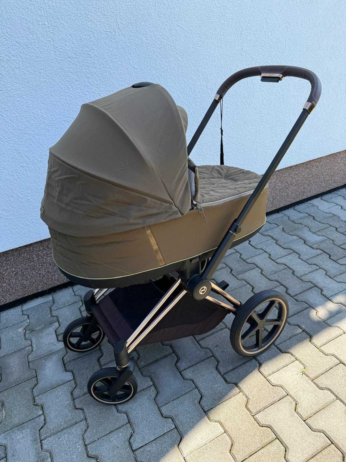 Cybex Priam 2.0 gondola + spacerówka + dodatki