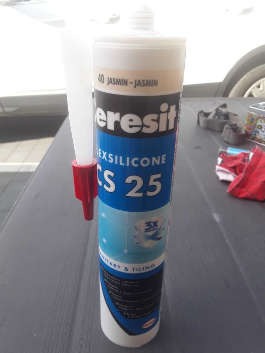 Zestaw Silikon sanitarny CS25 + fuga CE  40 -JASMIN
