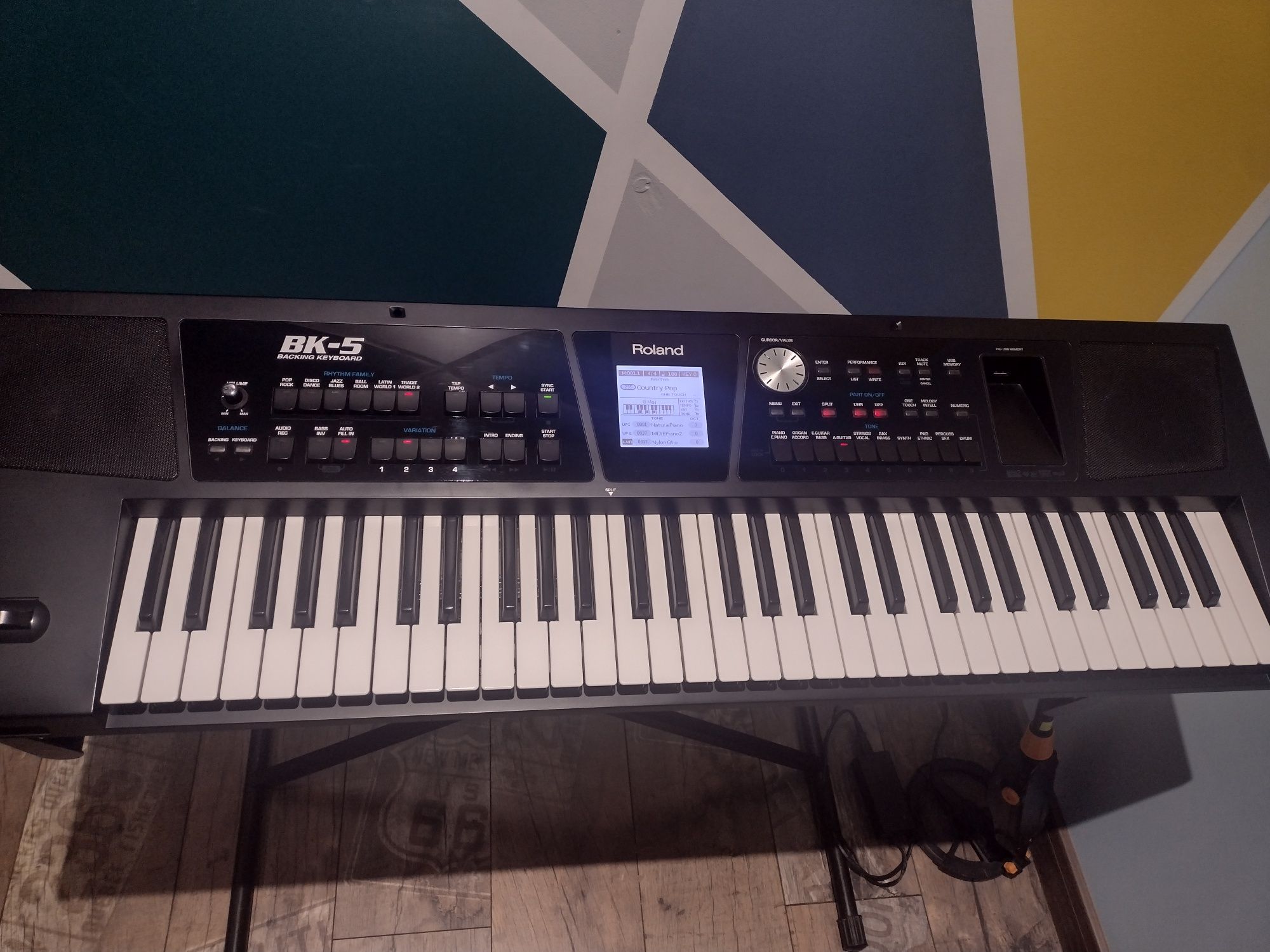 Keyboard Roland BK5 stan bdb bk-5