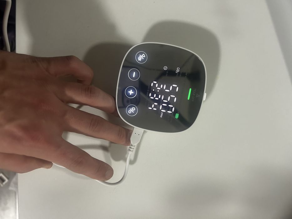 Монітор якості повітря CO2 Heiman.Темпаратура,вологість та годинник