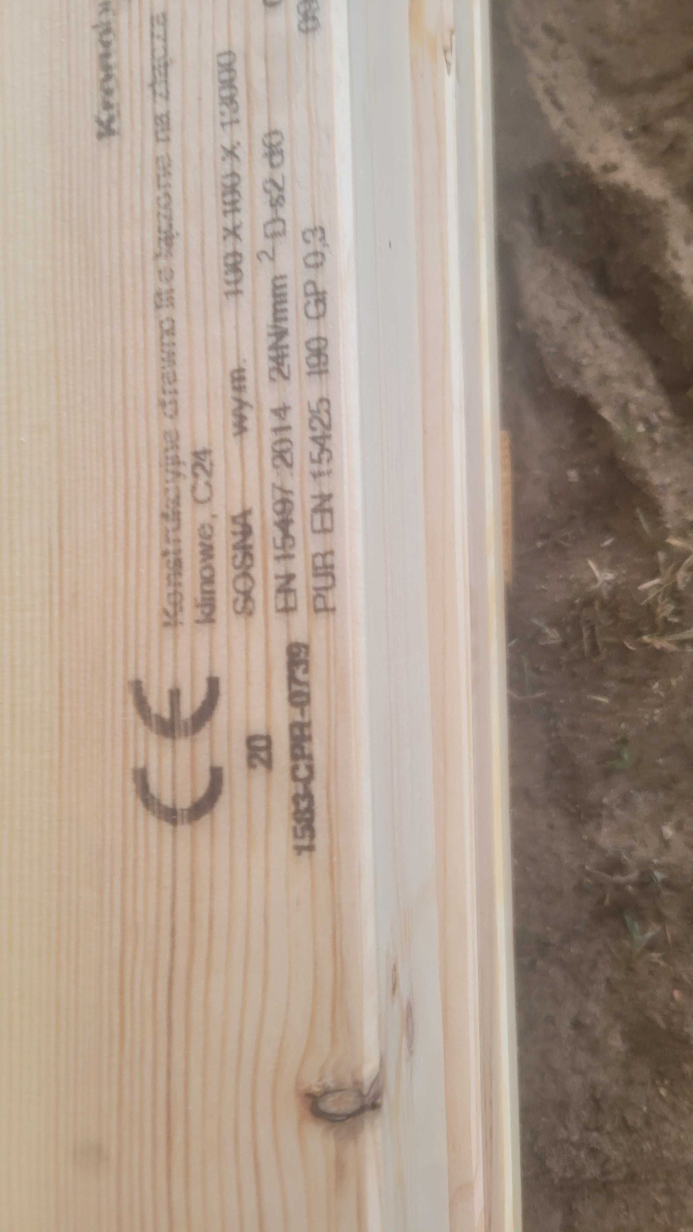 Drewno konstrukcyjne suche C24 12x12 cm dł. do 8mb Transport!
