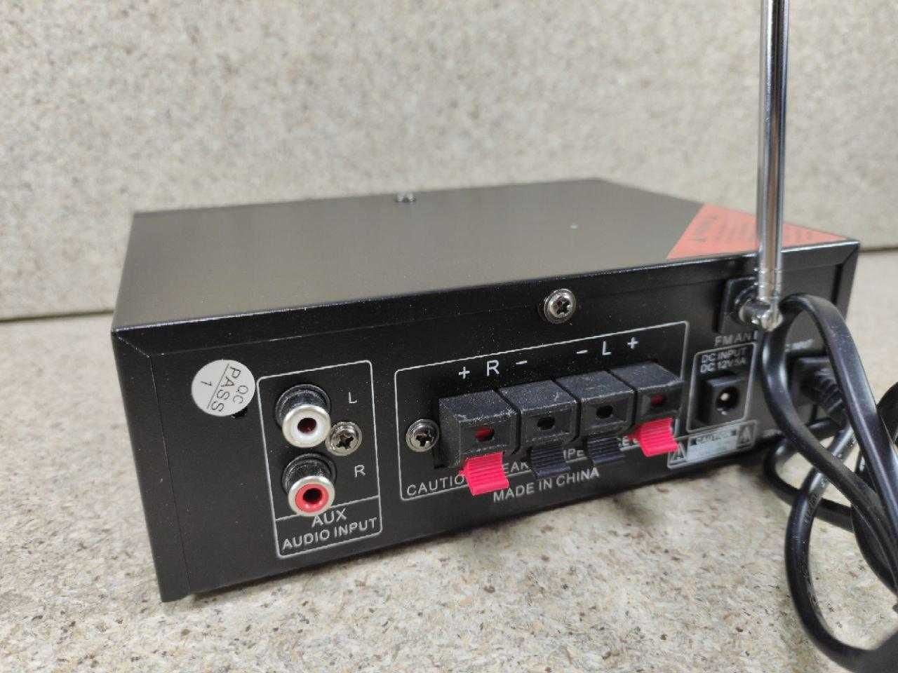 Підсилювач потужності звуку UKC AK-699BT MP3 FM Bluetooth Black