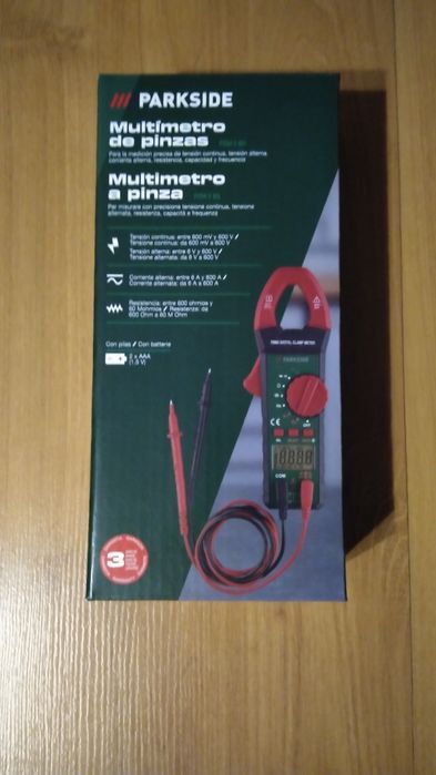 Multímetro de Pinças da Parkside