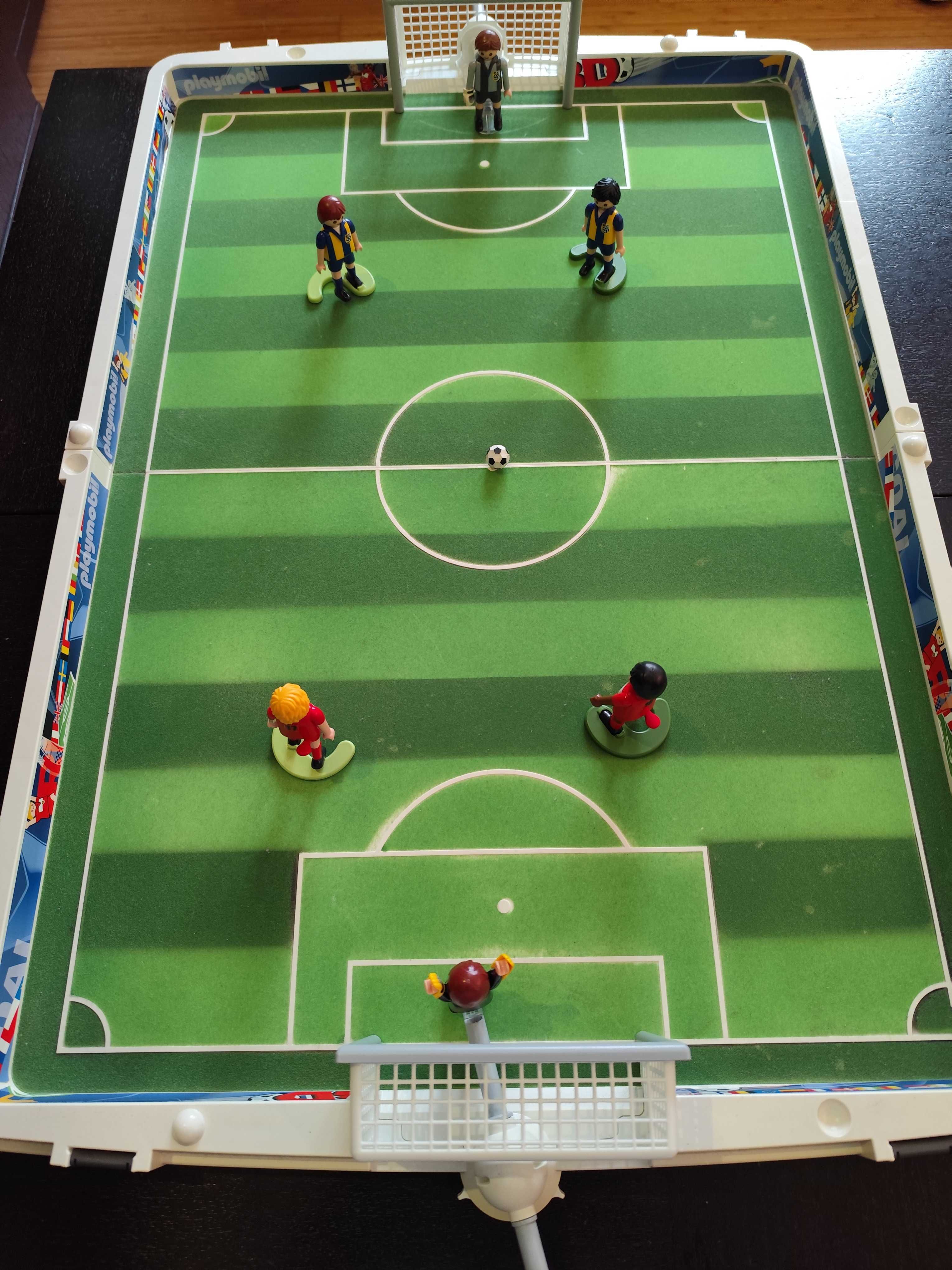 Playmobil jogo futebol + baliza e jogadores de treino e bolas