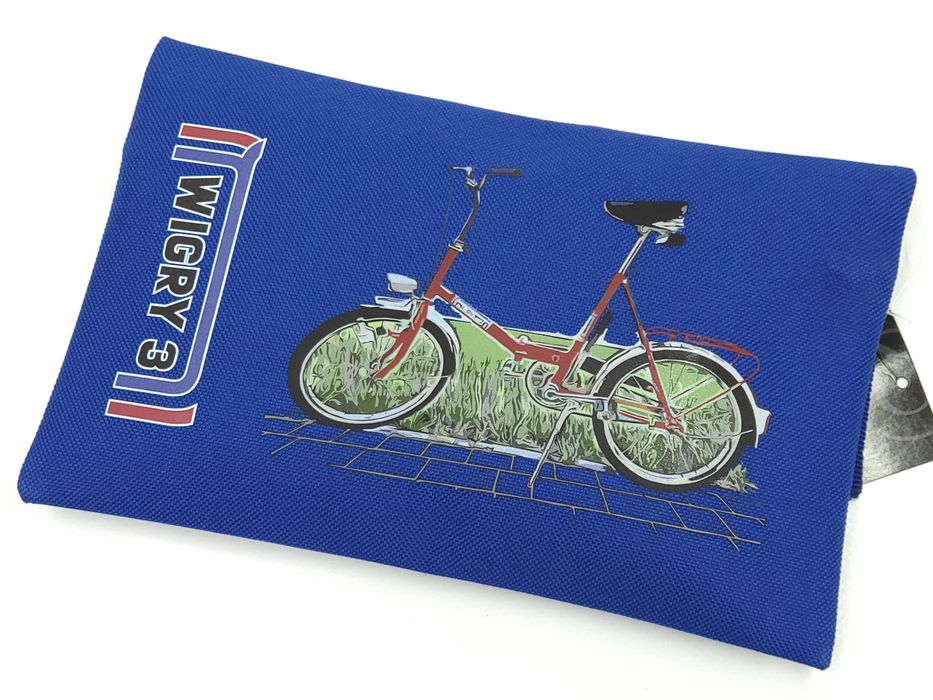 NOWY Piórnik saszetka z Romet Wigry 3 niebieski do szkoły ORYGINAŁ