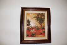 Quadro em tons quentes