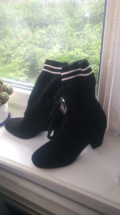 Трикотажні туфлі -носки р.39