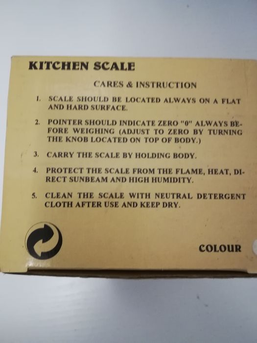 Balança de cozinha e Termo