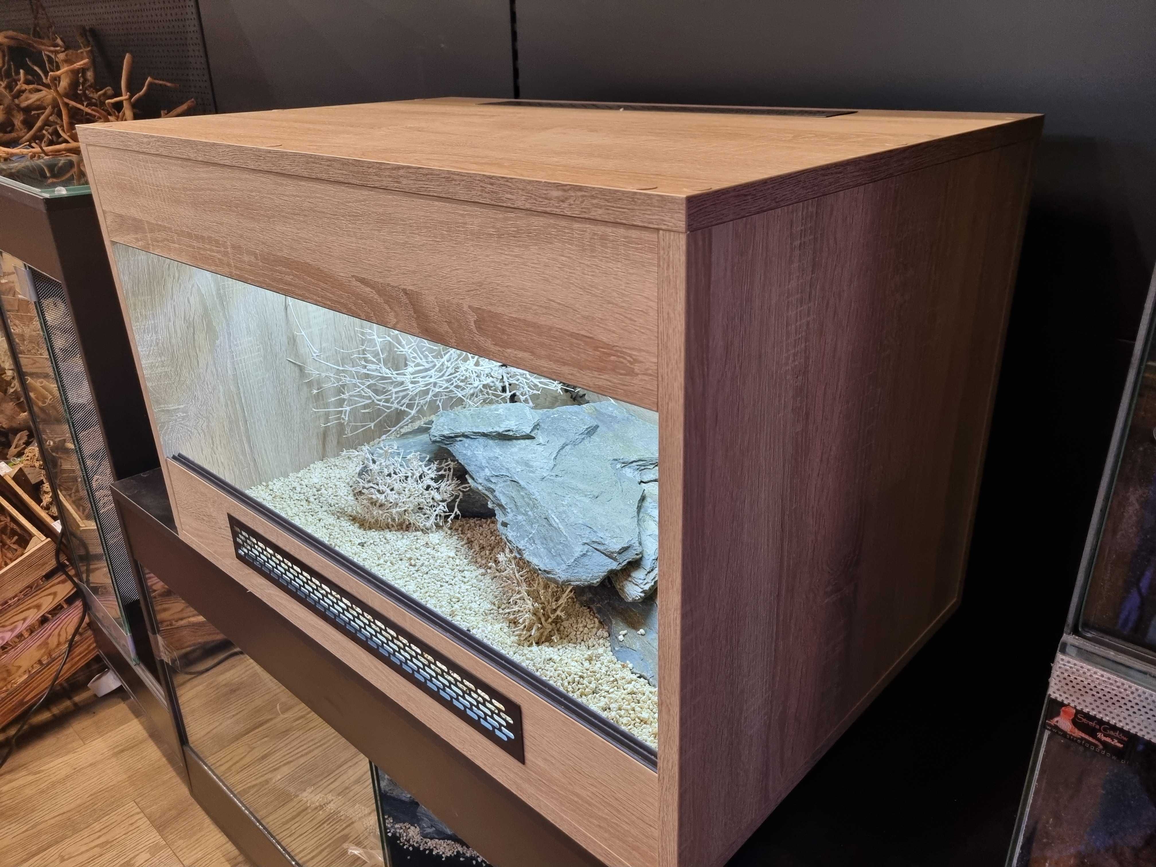 Terrarium 80x50x50 dla jaszczurki węża gekona