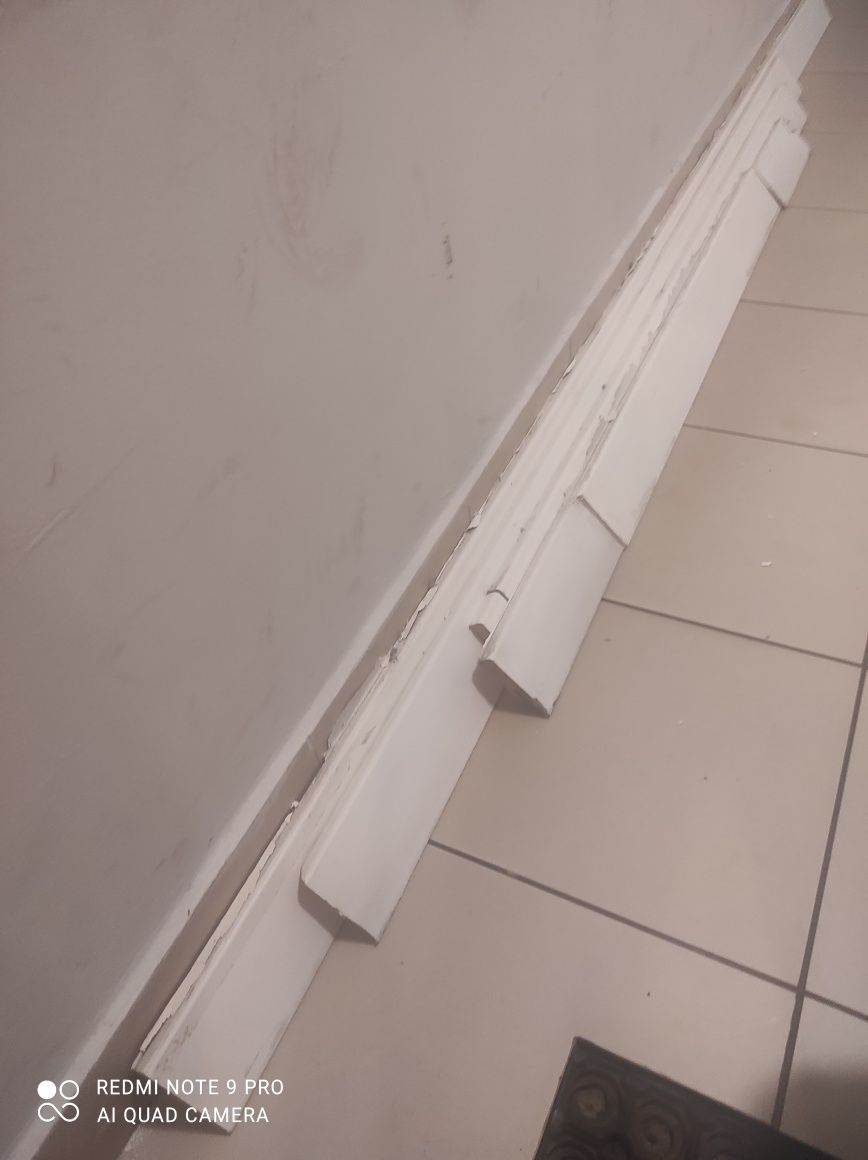 Listwy MDF białe