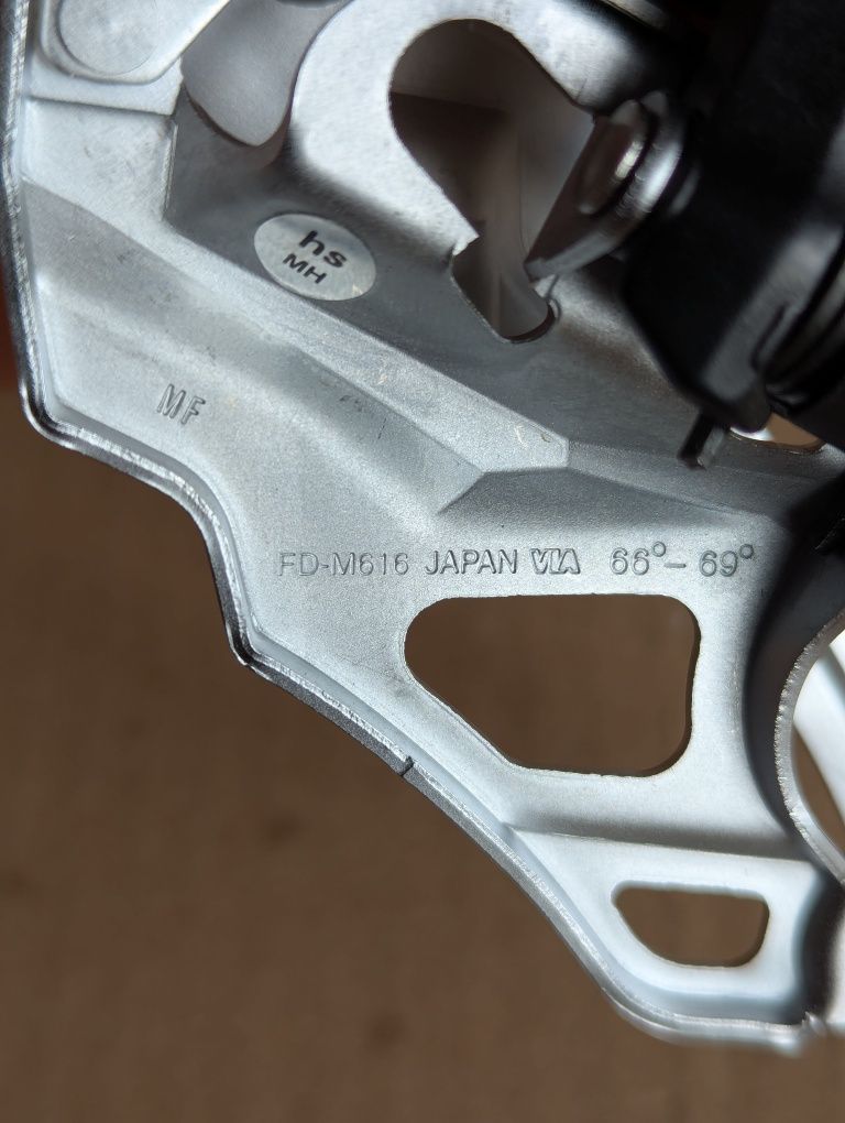 Przerzutka SHIMANO Deore FD-M616-D, 2x10s, DOWN SWING DIRECT MOUNT