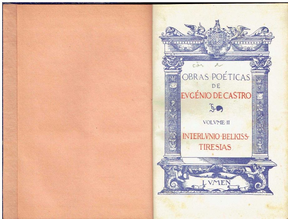 729 - Livros de Eugénio de Castro 2