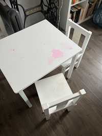 Stolik plus dwa krzesełka IKEA Kritter