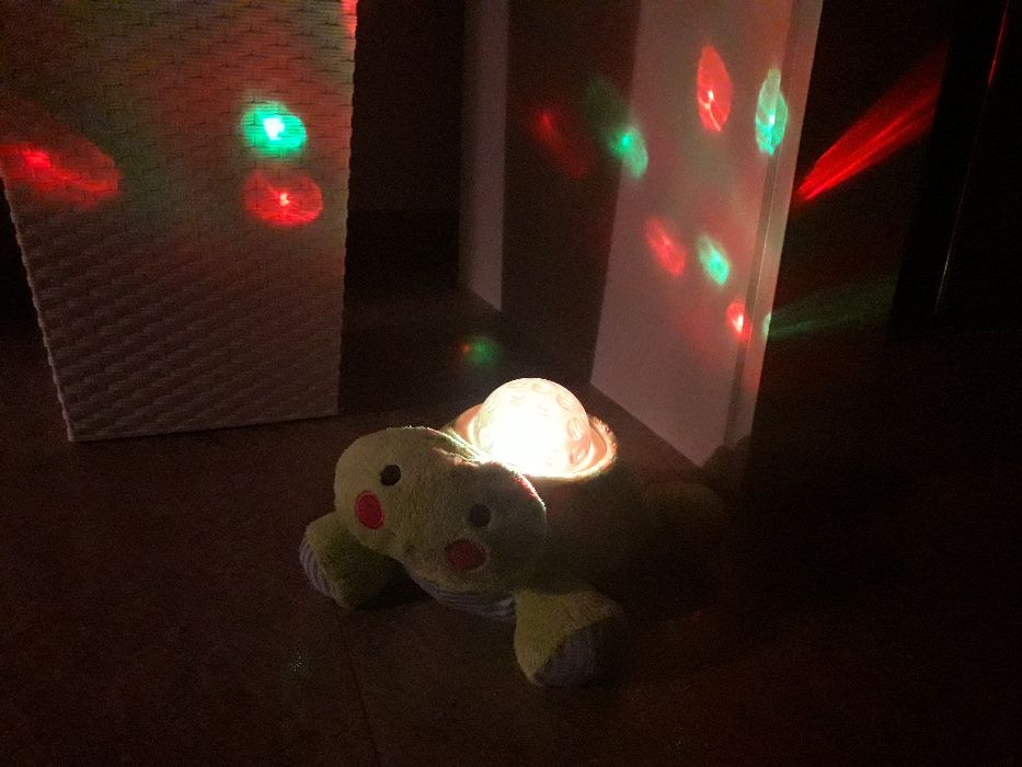żółw muzyczny ze światełkami