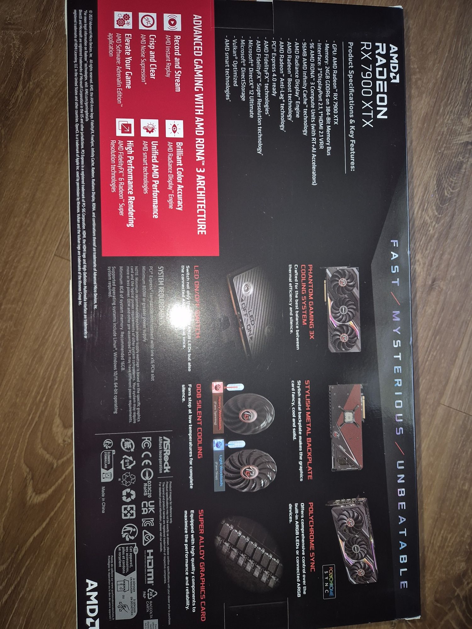 Karta graficzna Radeon RX 7900 XTX PHANTOM GAMING 24GB OC GDDR6 384bit
