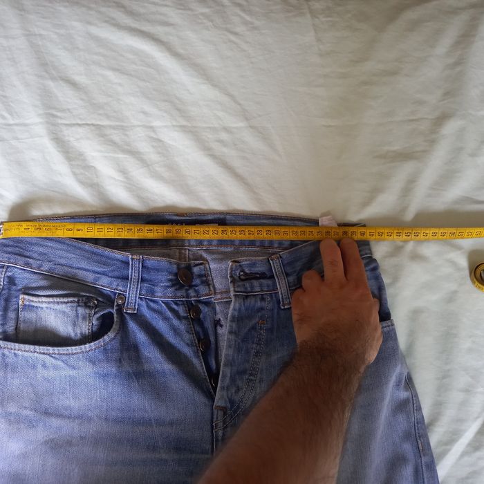 Calças azuis da Tiffosi para homem.