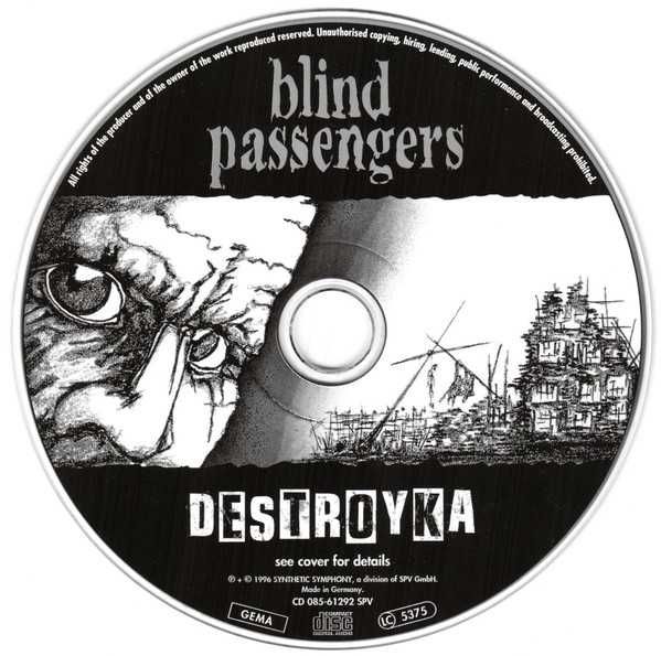 BLIND PASSENGERS   zestaw 3 cd                   ebm synthpop