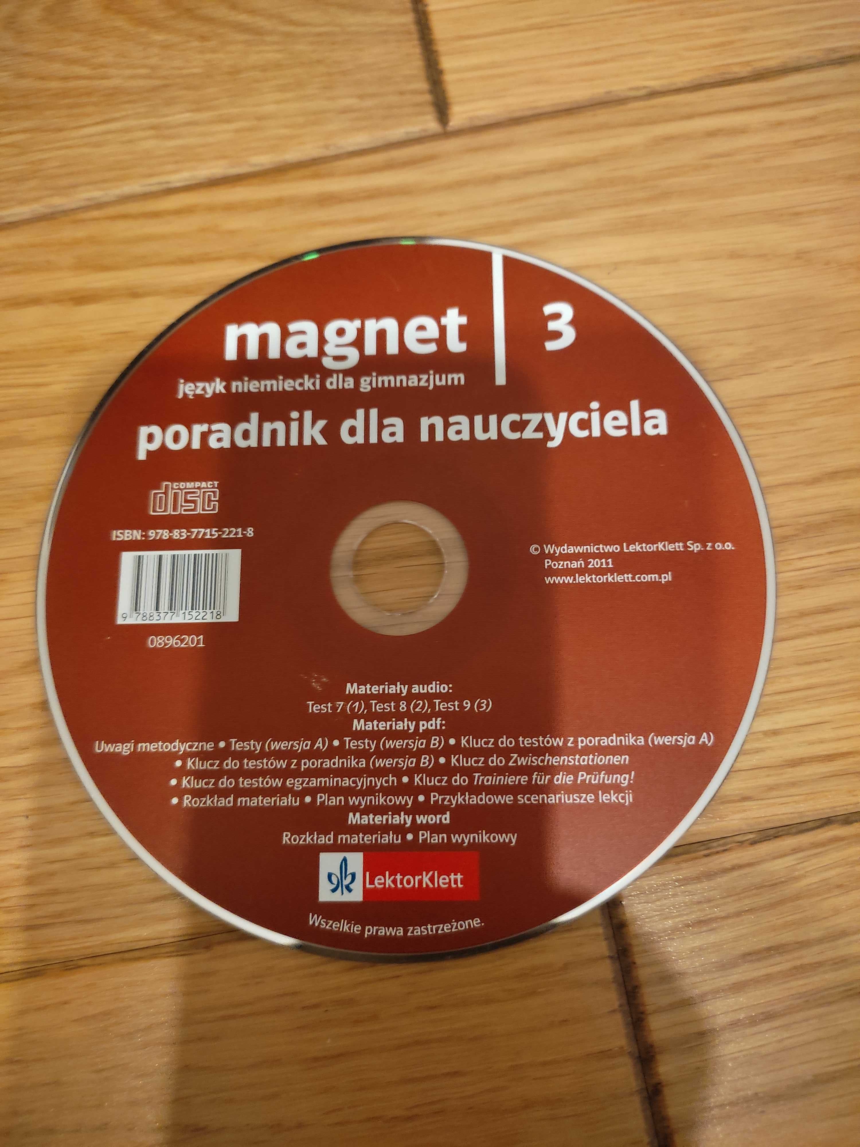 Magnet 3 ćwiczenia j niemiecki dla gimnazjum + dodatki