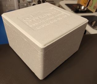 Styrobox pojemnik styropianowy pudełko gruby wysyłka zimowa