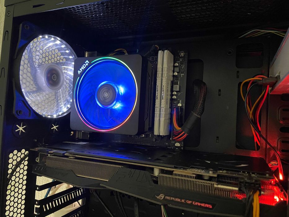 !!!цена снижена!!! Продам игровой ПК на базе Ryzen 5 5500 + GTX 1070