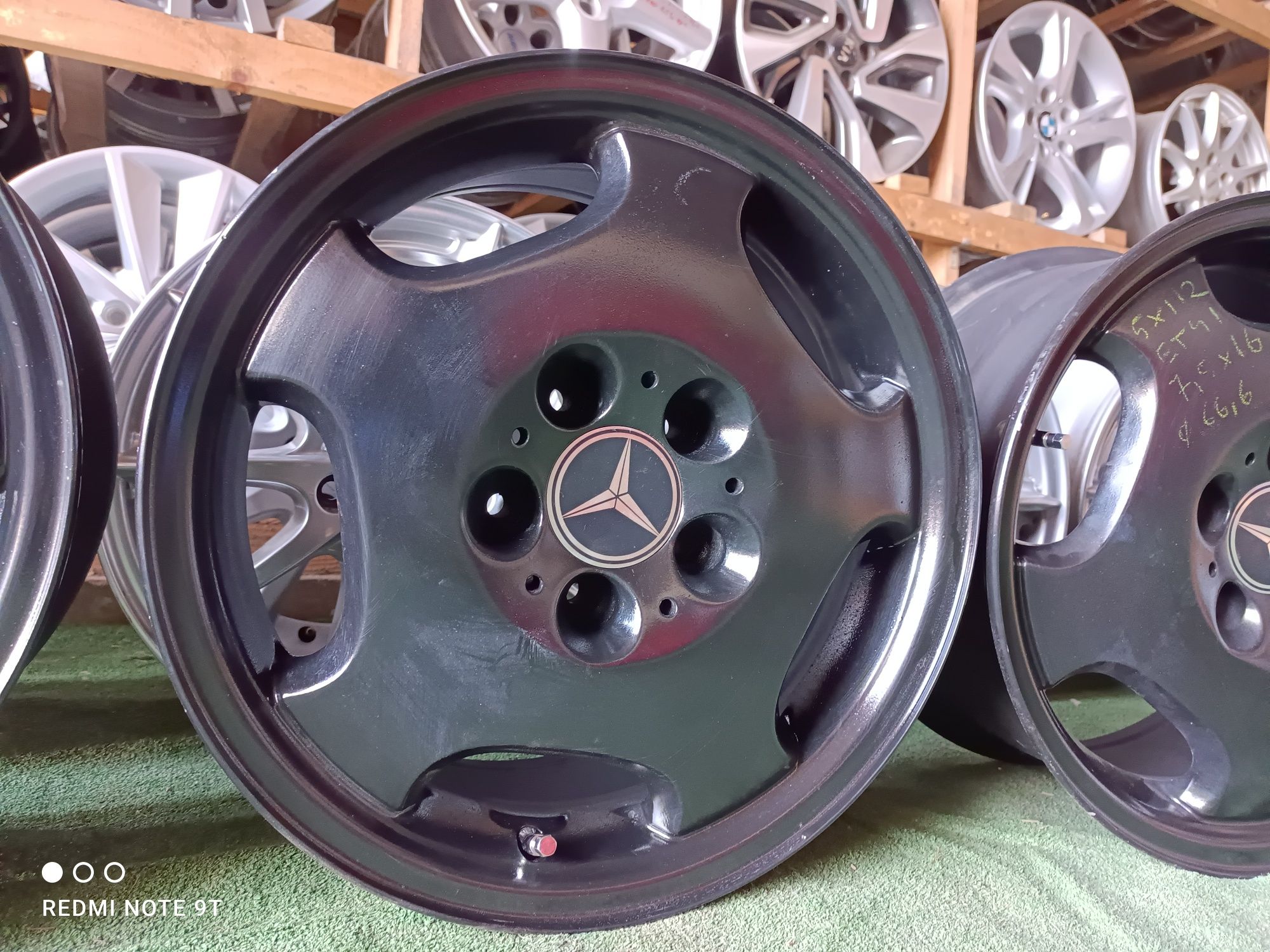 TSM Alufelgi oryginał R16 5x112 7,5jx16 ET41 Mercedes Audi Seat Skoda